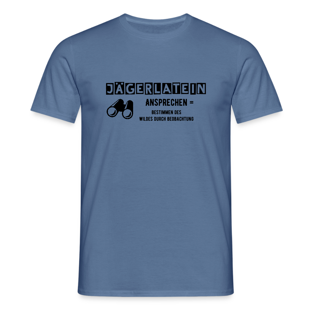 Jagdshirt - Ansprechen - Taubenblau 