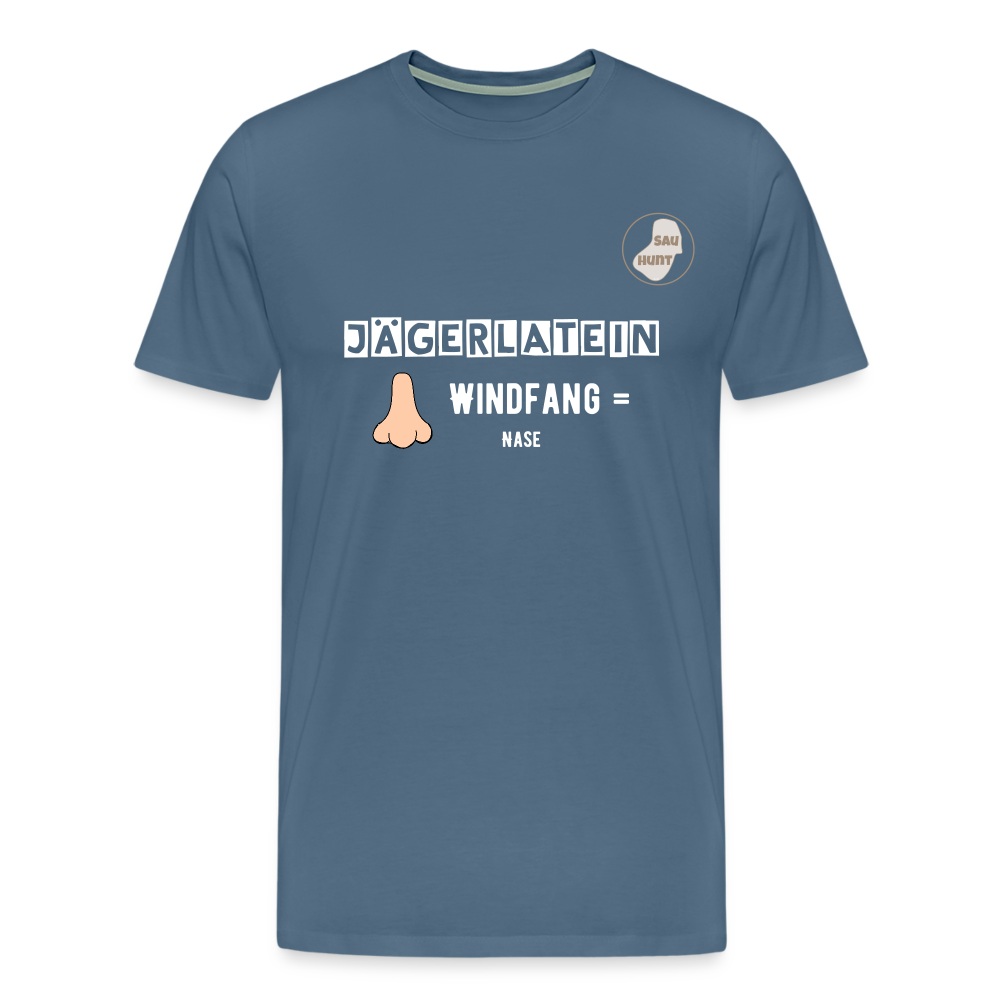 Jagdshirt - Windfang - Blaugrau