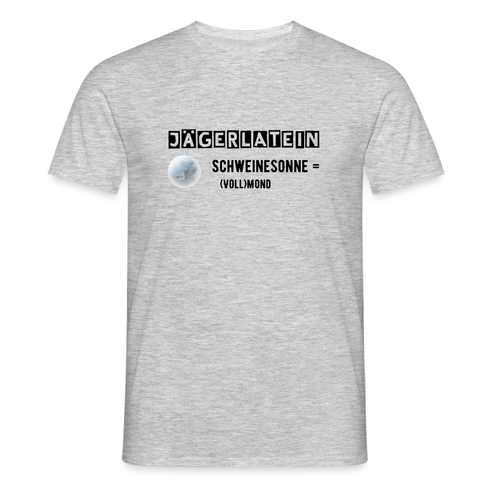 Jagdshirt - Schweinesonne - Grau meliert
