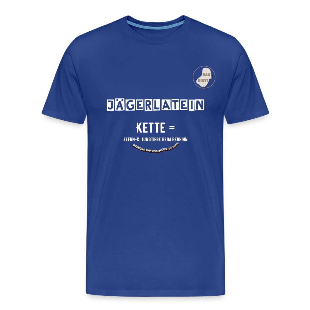 Jagdshirt - Kette - Königsblau