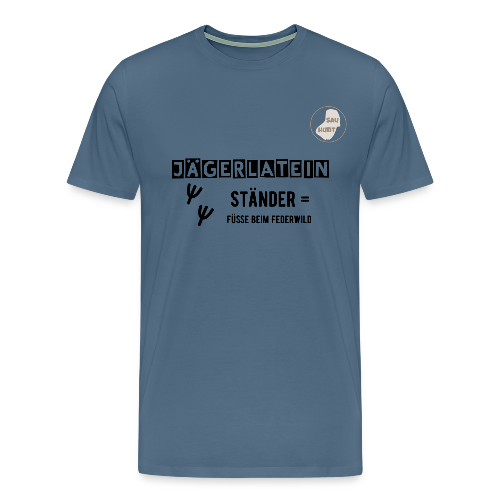 Jagdshirt - Ständer - Blaugrau