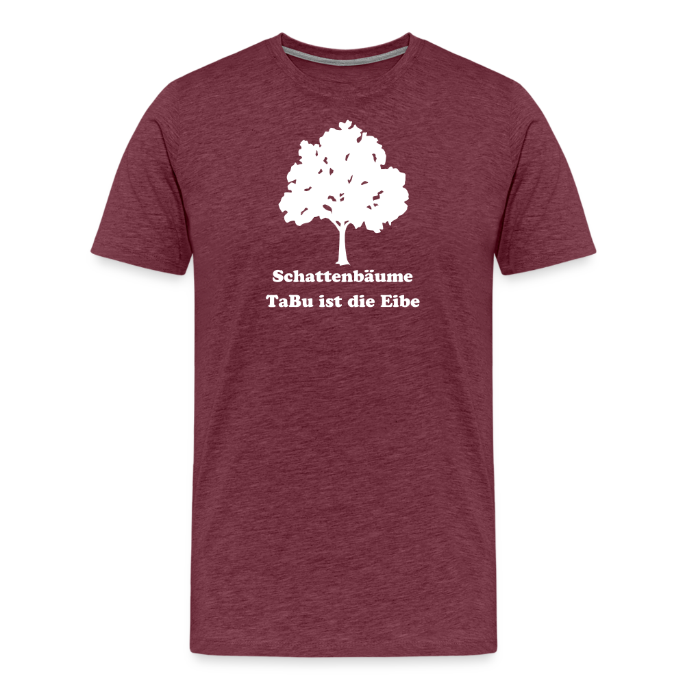 Jagdshirt - Schattbäume - Bordeauxrot meliert