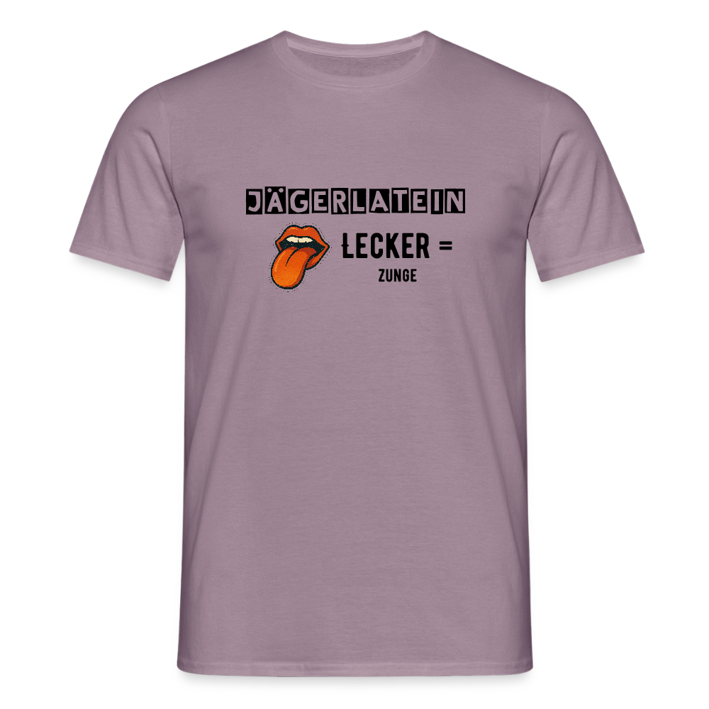 Jagdshirt - Lecker - Lilagrau 