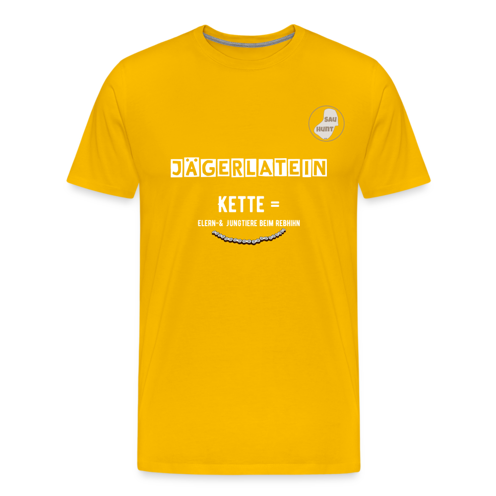 Jagdshirt - Kette - Sonnengelb