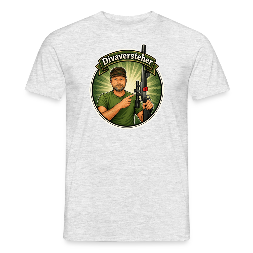 Fun Shirt - Divaversteher - Grau meliert