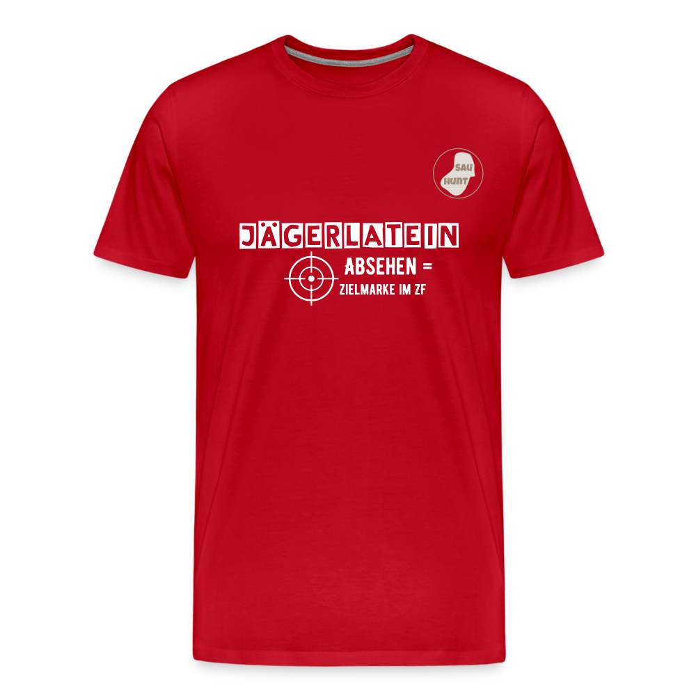 Jagdshirt - Absehen - Rot