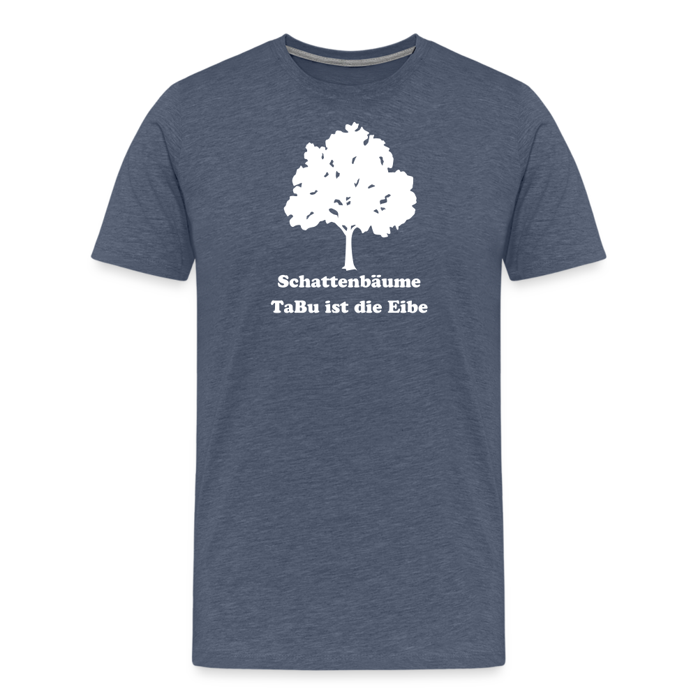 Jagdshirt - Schattbäume - Blau meliert