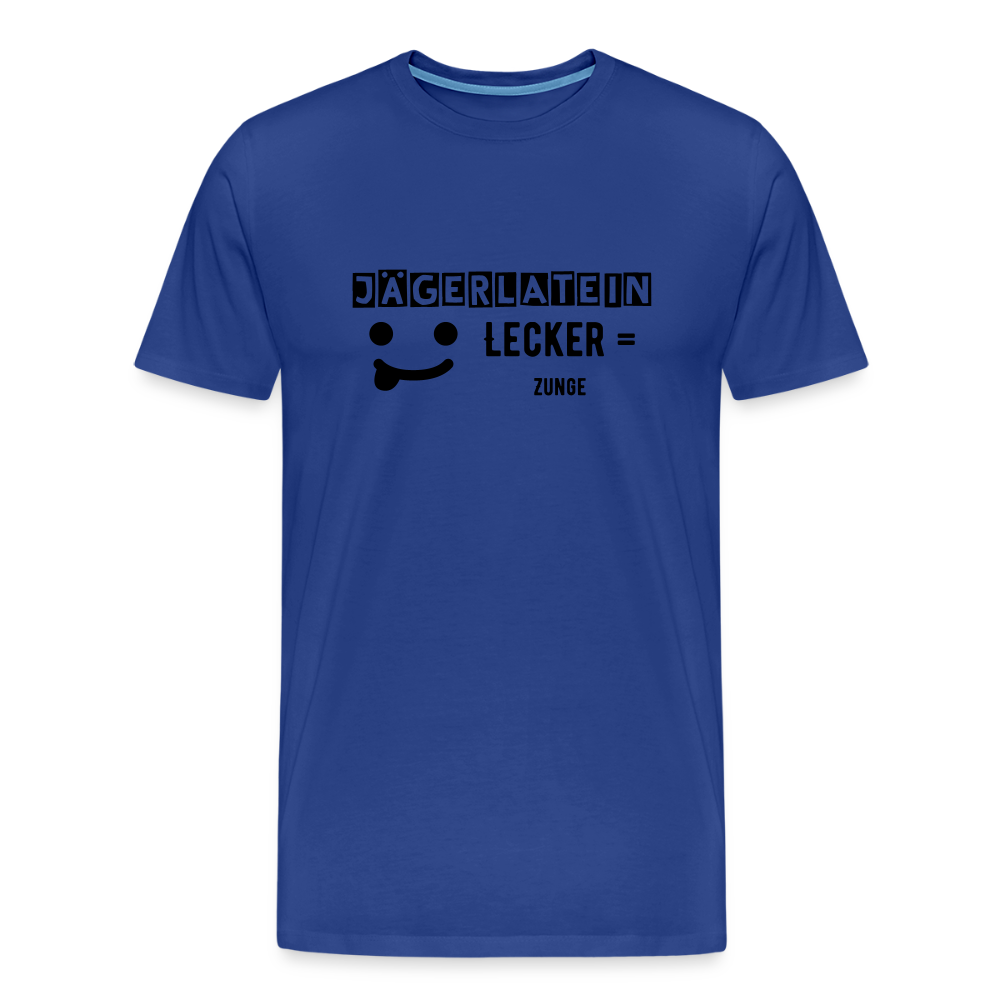Jagdshirt - Lecker - Königsblau