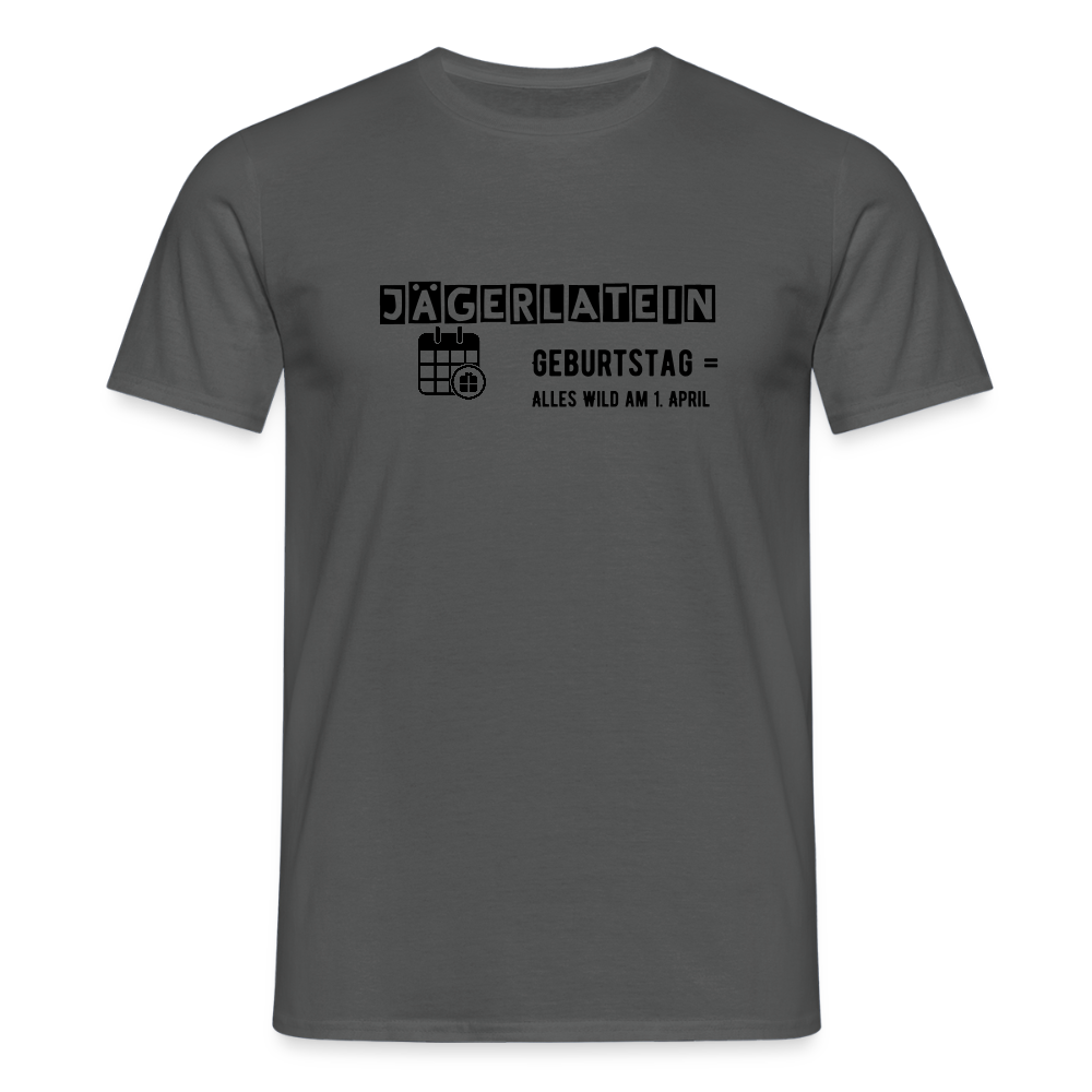 Jagdshirt - Geburtstag - Anthrazit