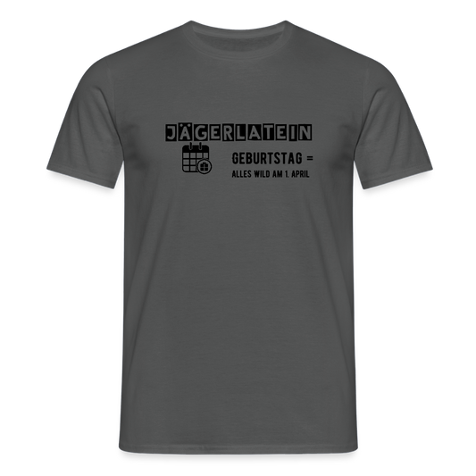 Jagdshirt - Geburtstag - Anthrazit