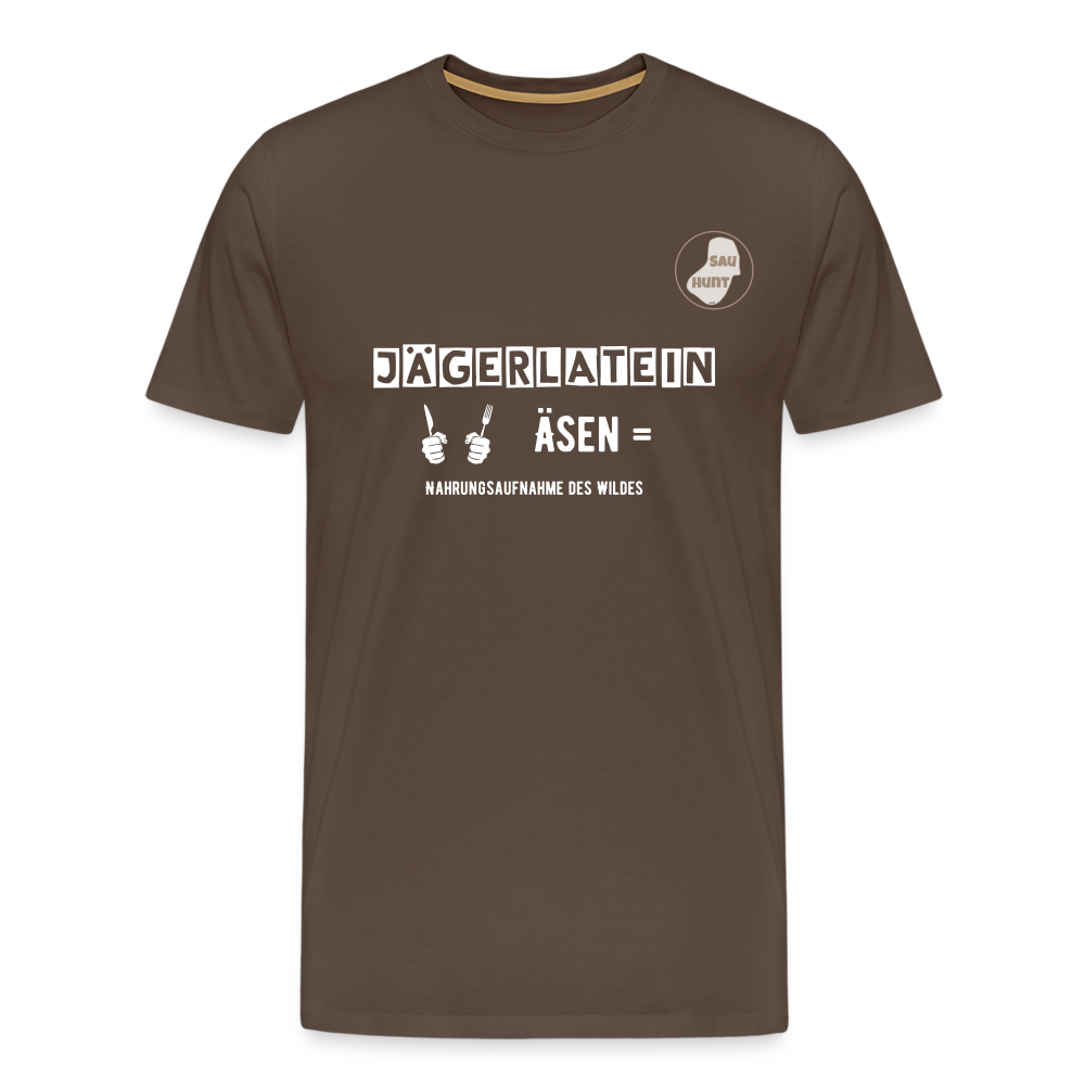 Jagdshirt - Äsen - Edelbraun