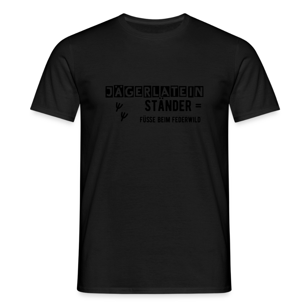 Jagdshirt - Ständer - Schwarz