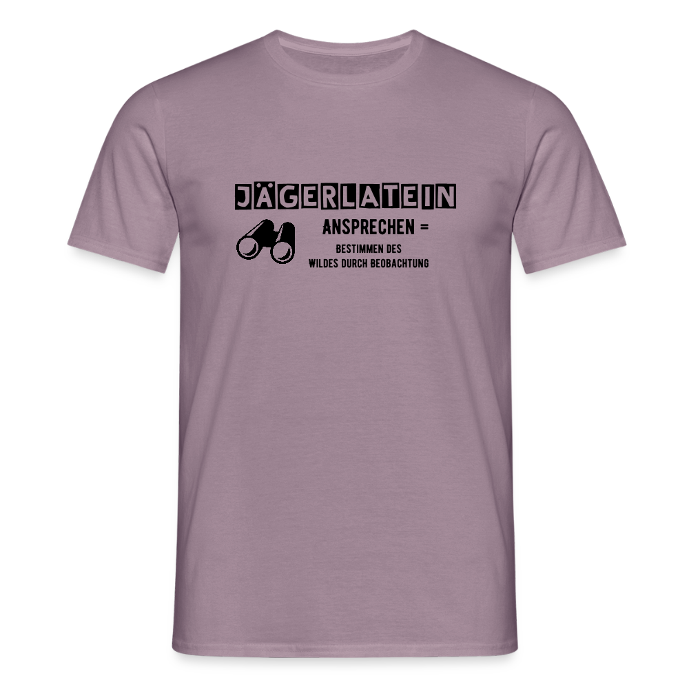 Jagdshirt - Ansprechen - Lilagrau 