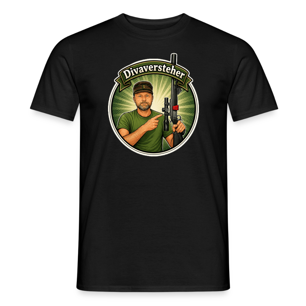 Fun Shirt - Divaversteher - Schwarz