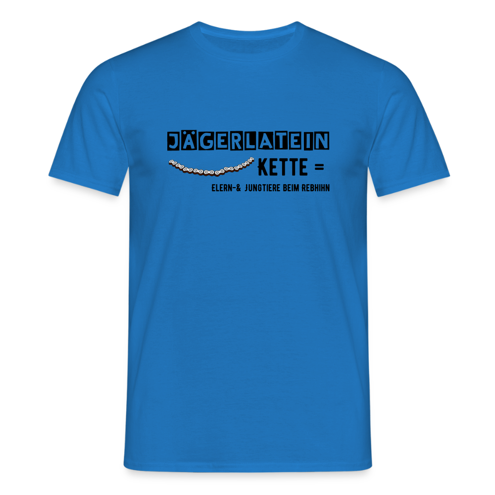 Jagdshirt - Kette - Royalblau
