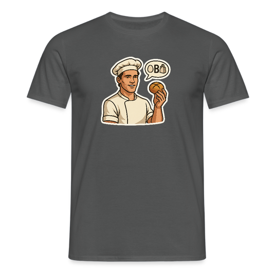 Fun Shirt - Ei B Tasche - Anthrazit