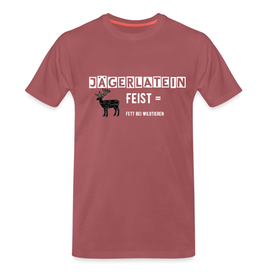 Jagdshirt - Feist - washed Burgundy