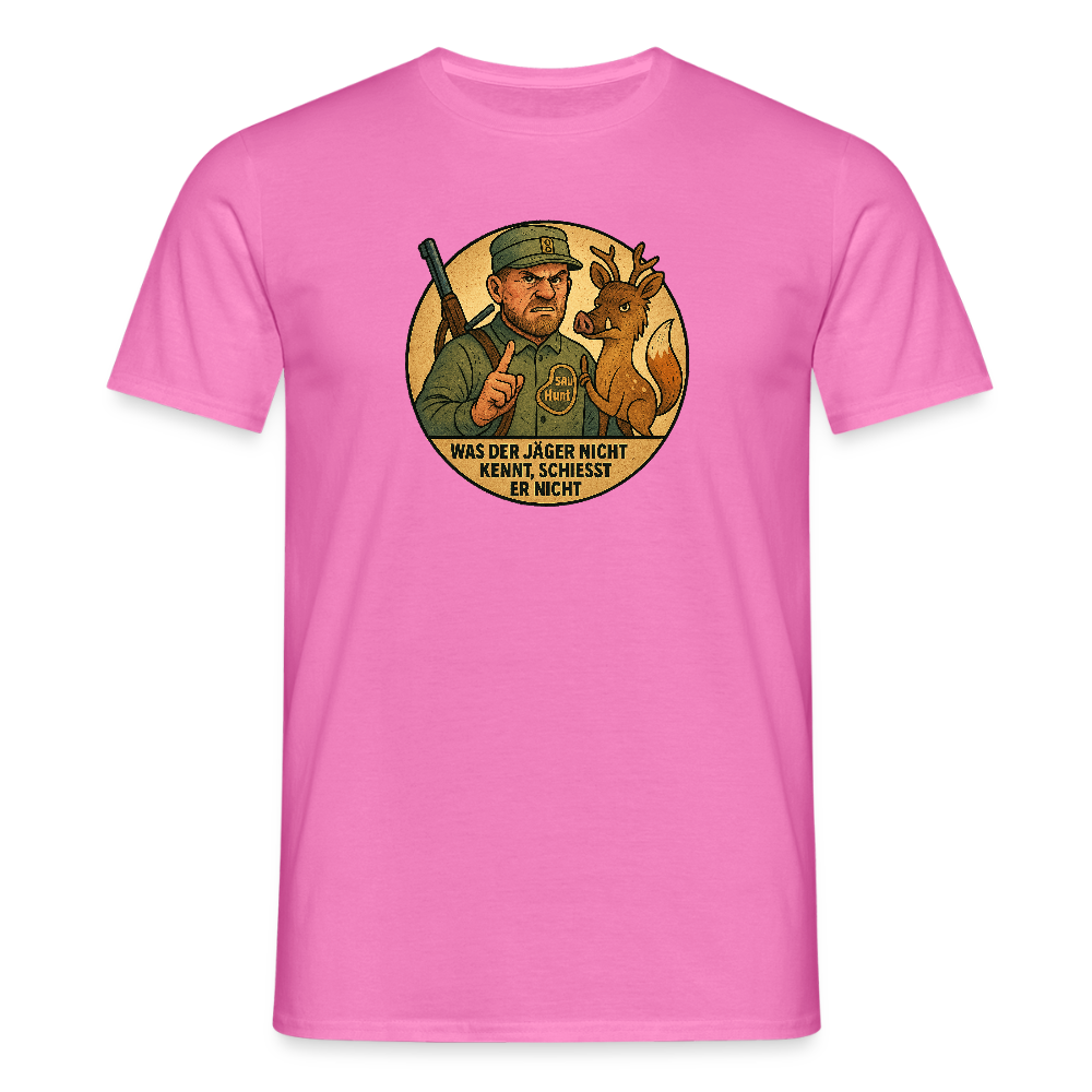 Fun Shirt - Was der Jäger nicht kennt - Pink