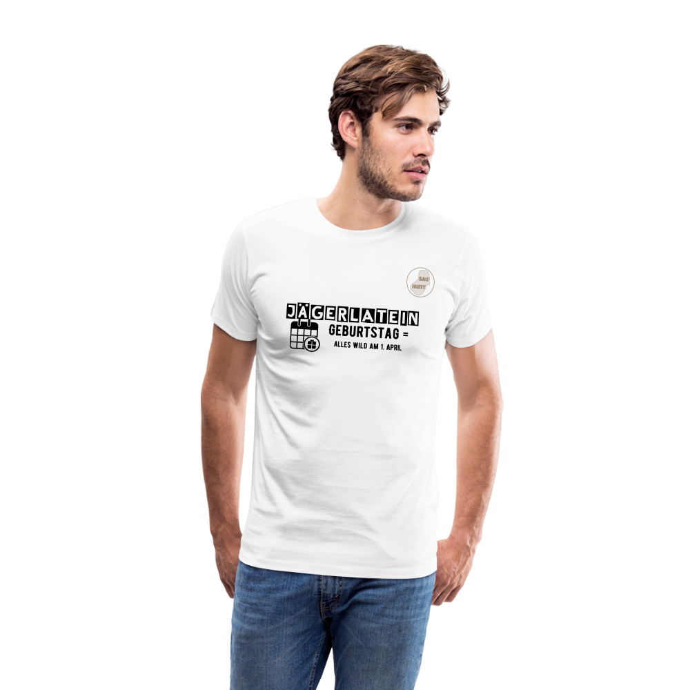 Jagdshirt - Geburtstag - Weiß