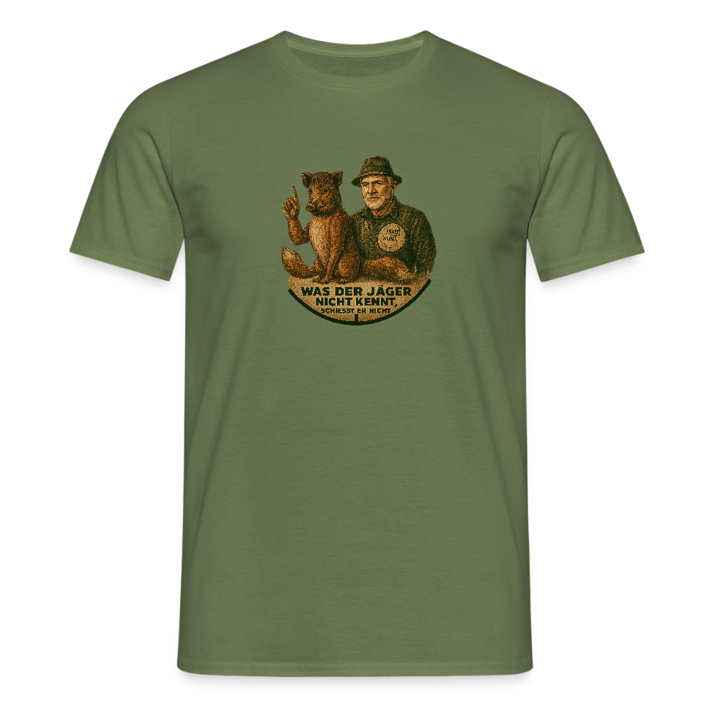 Fun Shirt - Was er nicht kennt - Militärgrün
