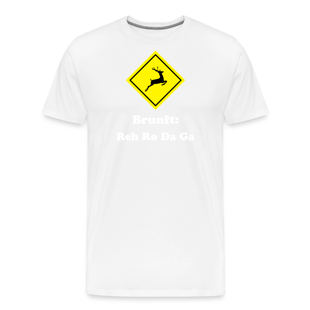Jagdshirt - Brunftzeiten - Weiß