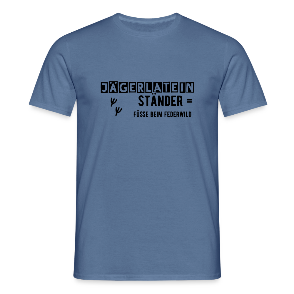 Jagdshirt - Ständer - Taubenblau 