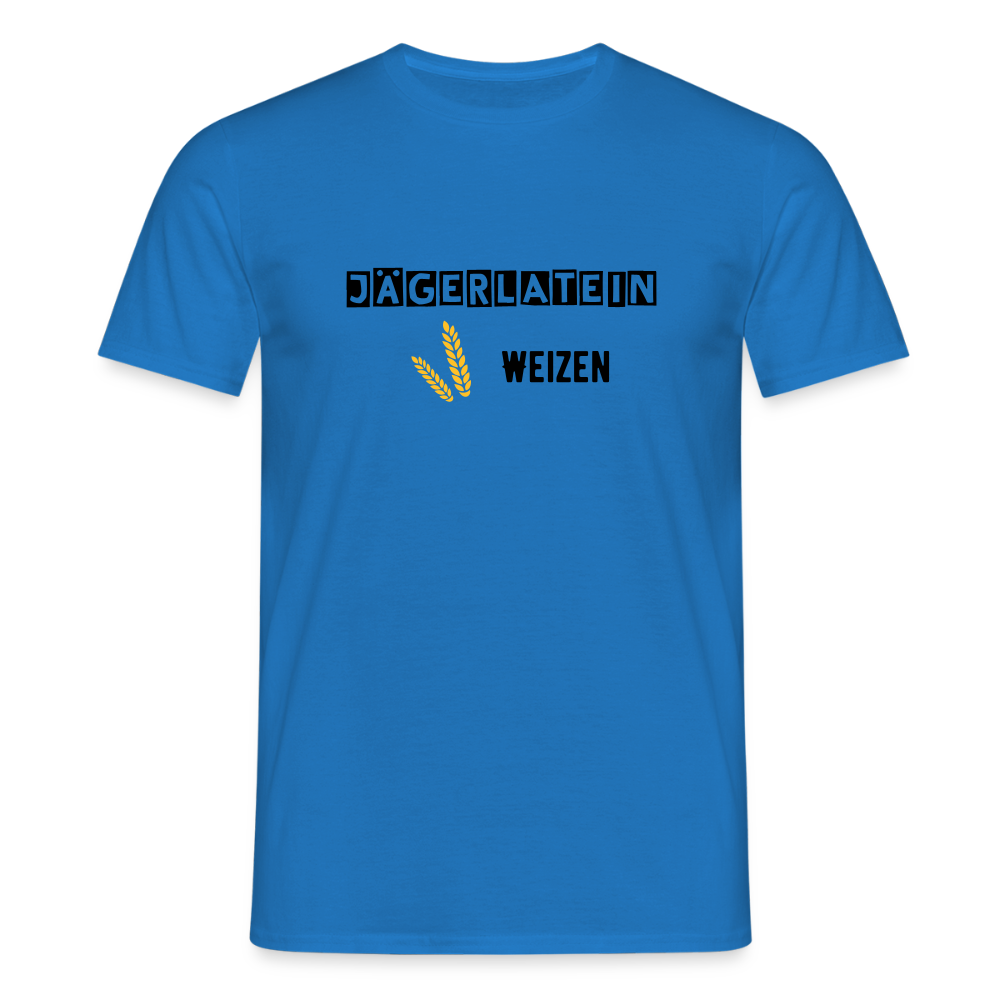 Jagdshirt - Weizen - Royalblau