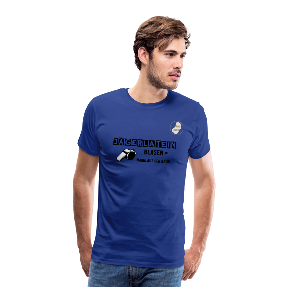 Jagdshirt - Blasen - Königsblau