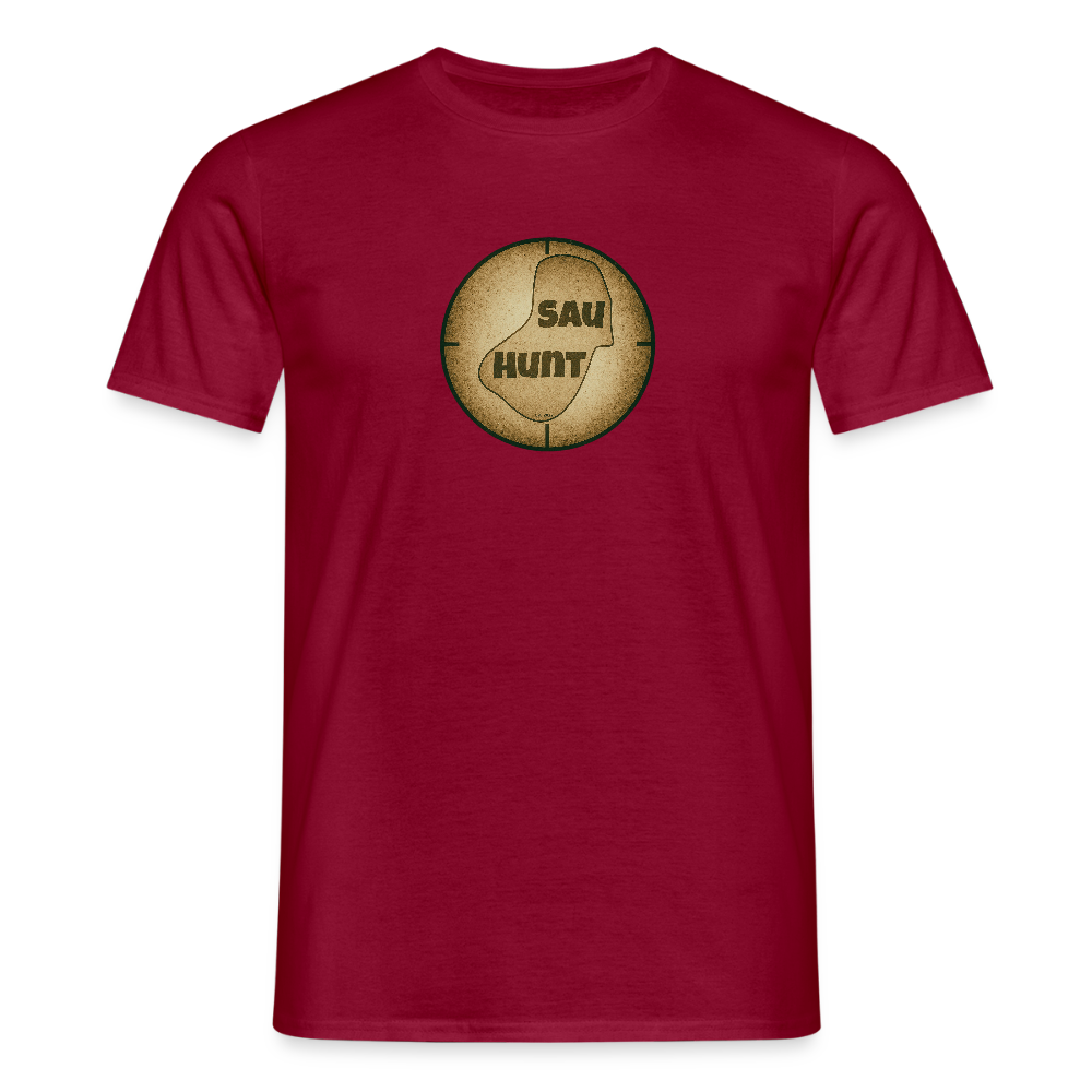 Promo Shirt - SauHunt - Ziegelrot