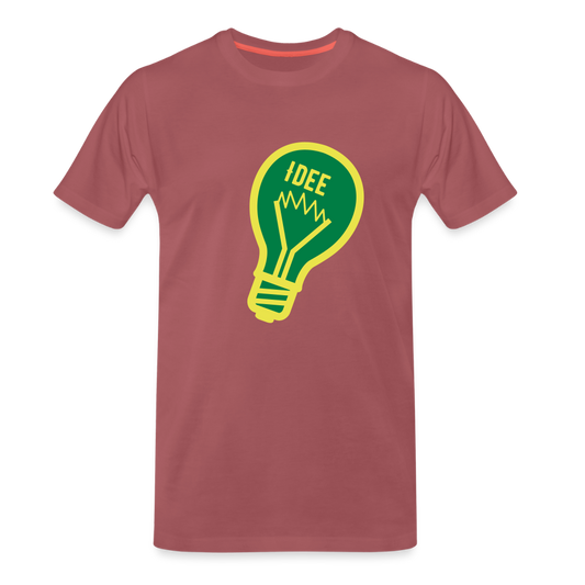 Funshirt - Idee - washed Burgundy