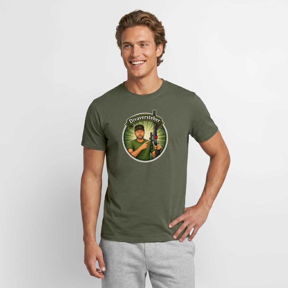 Fun Shirt - Divaversteher - Militärgrün