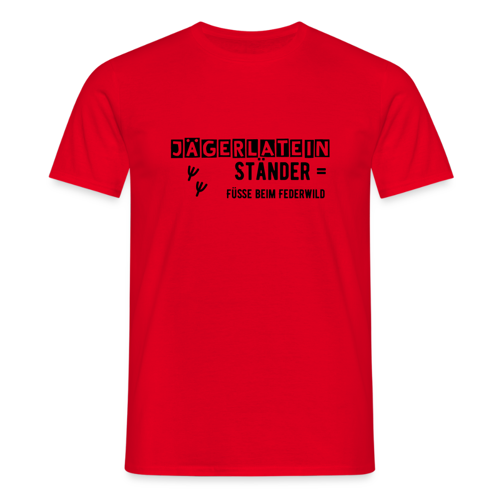 Jagdshirt - Ständer - Rot