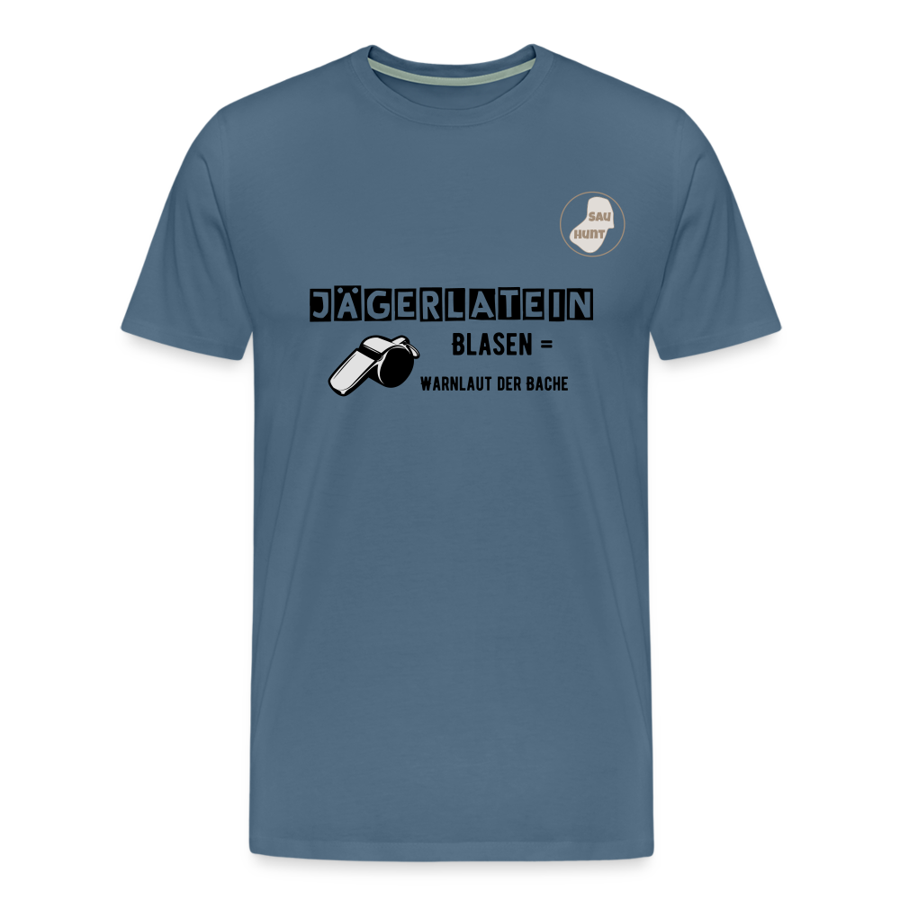 Jagdshirt - Blasen - Blaugrau