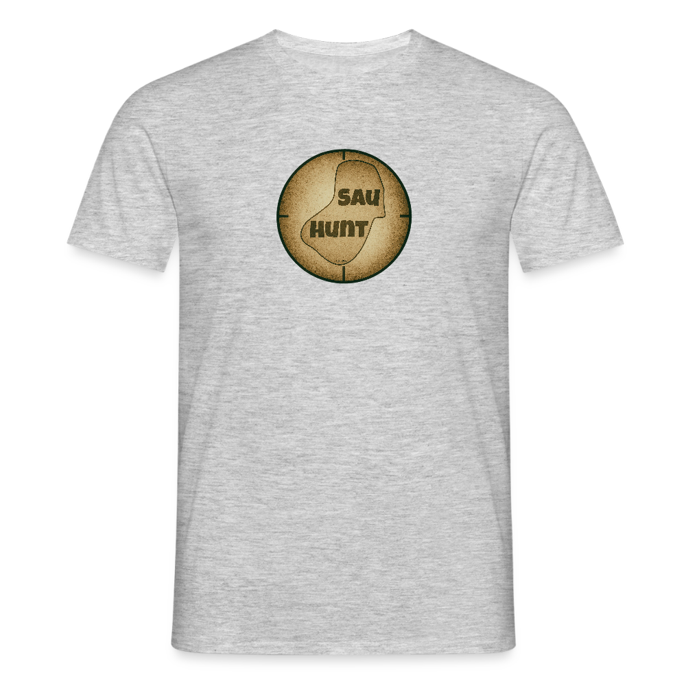 Promo Shirt - SauHunt - Grau meliert