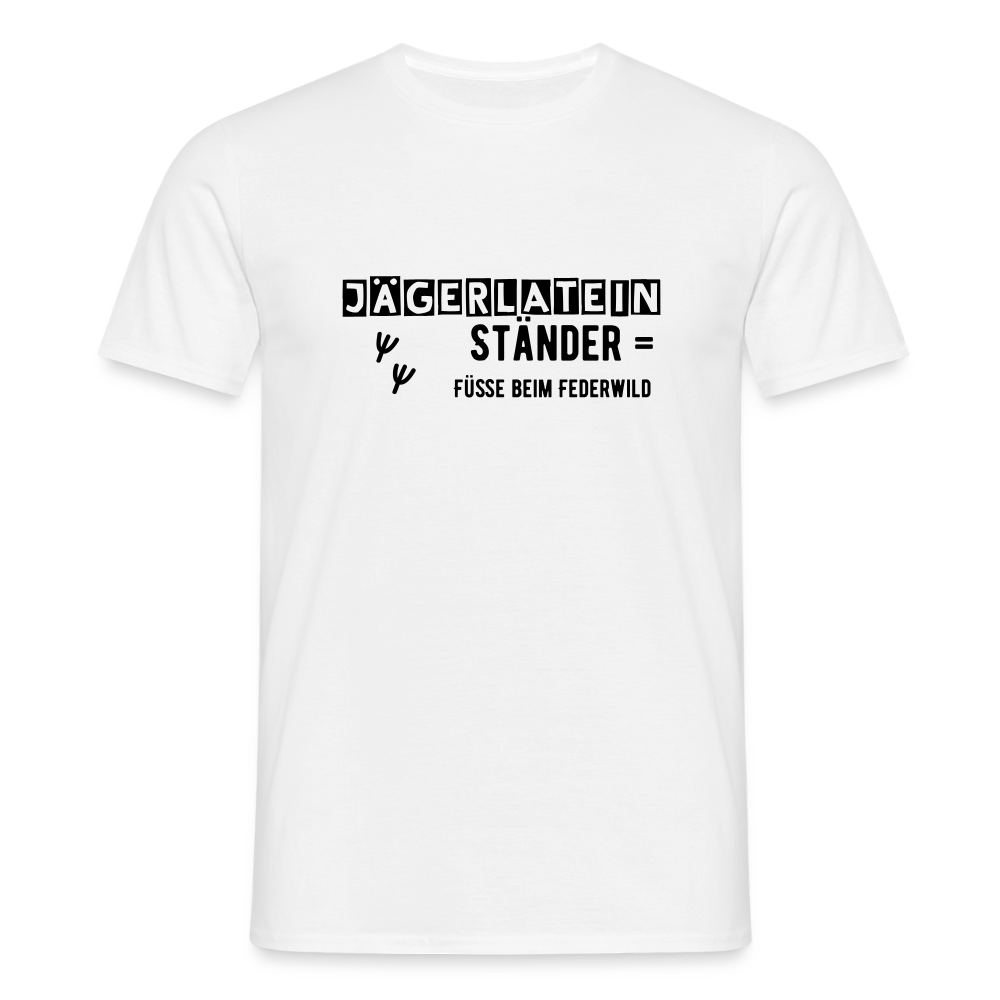 Jagdshirt - Ständer - Weiß