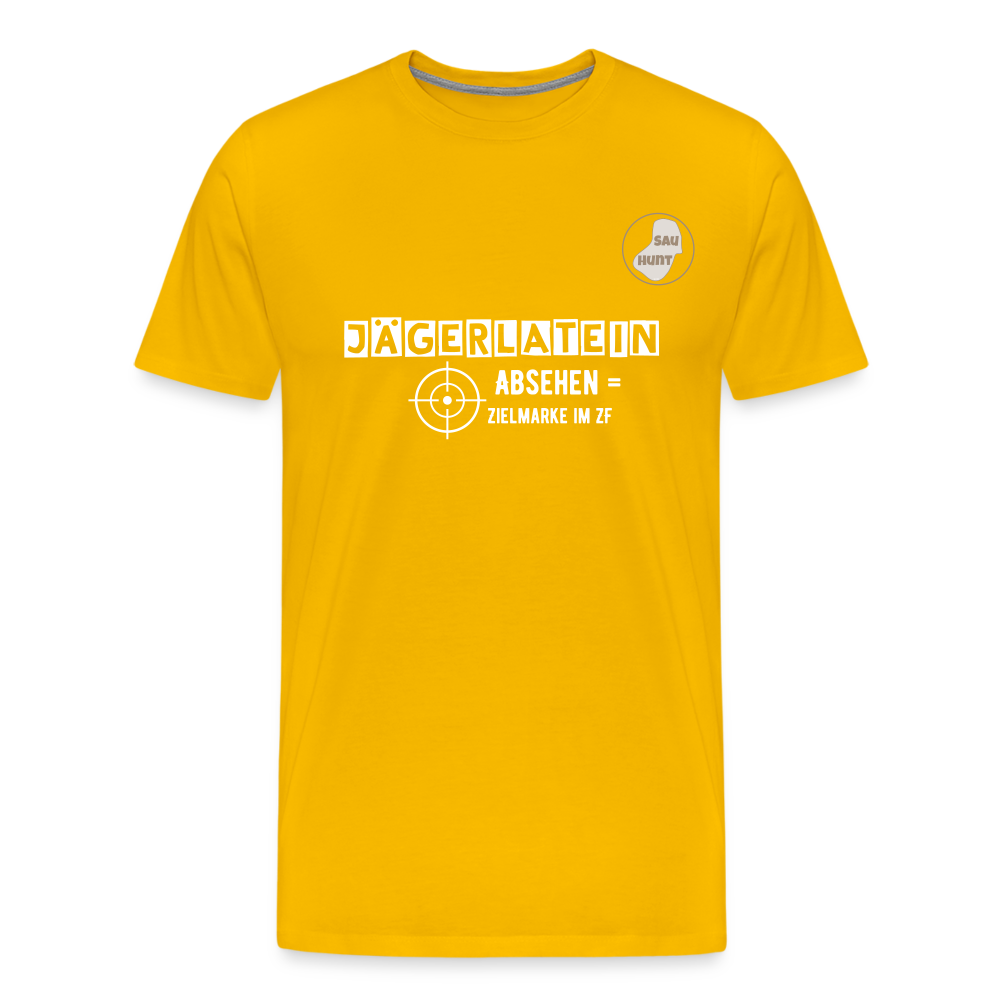 Jagdshirt - Absehen - Sonnengelb