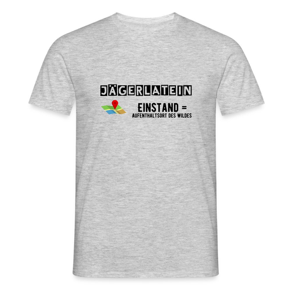 Jagdshirt - Einstand - Grau meliert