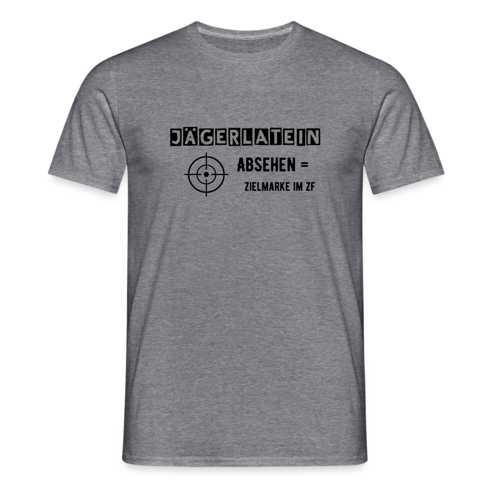 Jagdshirt - Absehen - Graphit meliert