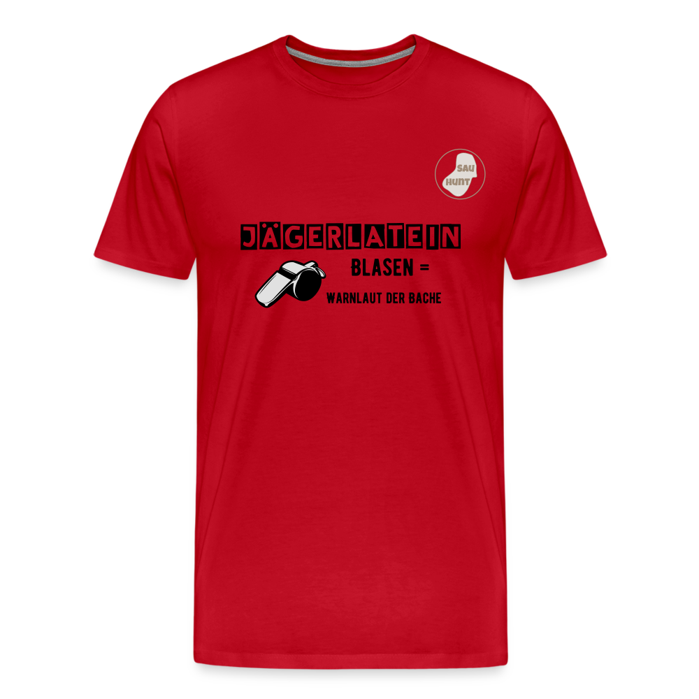 Jagdshirt - Blasen - Rot