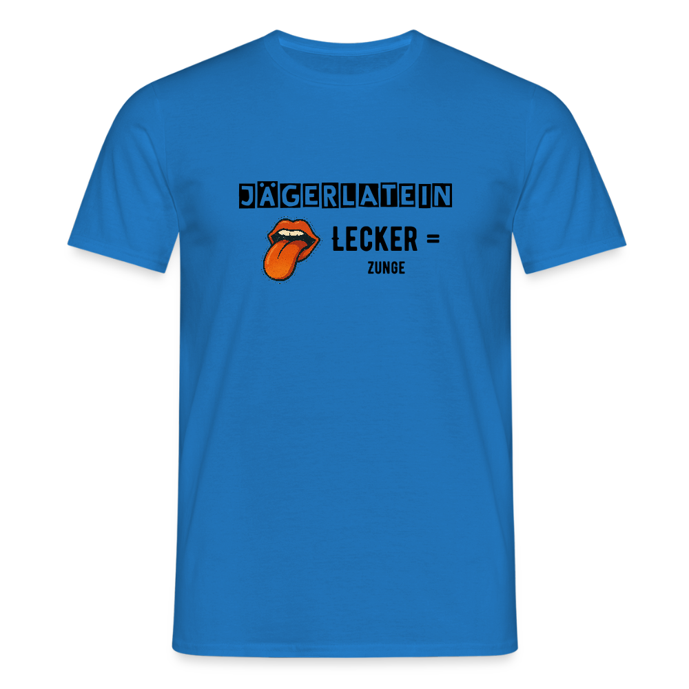 Jagdshirt - Lecker - Royalblau