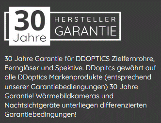 DDOptics - Zielfernrohr Nighteagle 5-30x50 NFX 2. Bildebene Absehen: MilDot