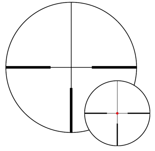 NOBLEX - Zielfernrohr NZ6 1-6x24 inception Absehen: 4i, BDC oder 0  Drückjagdglas