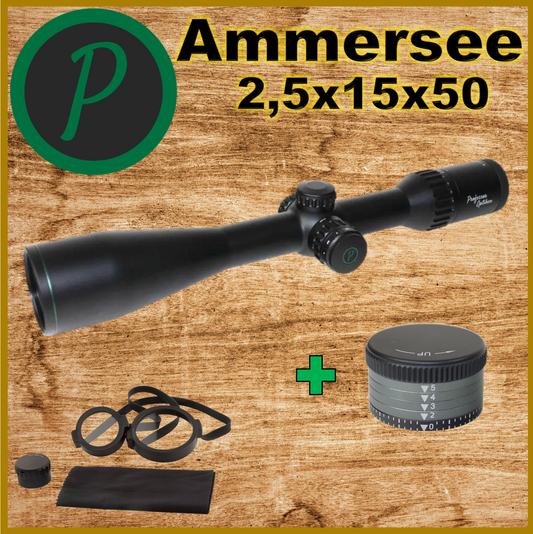 Prof.Op. - Ammersee 2,5-15x50 HD Abs.4 + Ballistik Turm