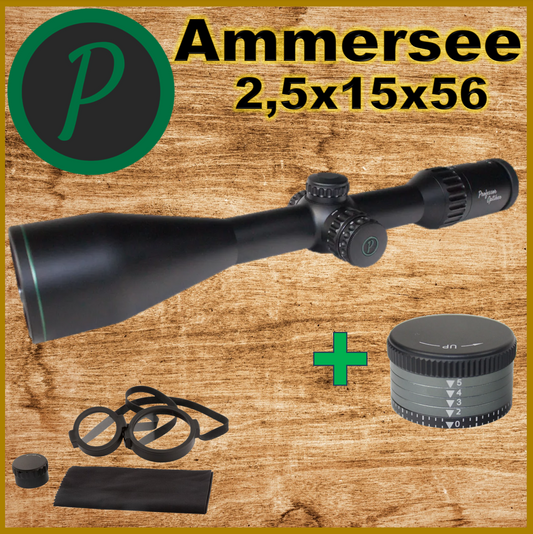 Professor Optiken - Riflescope Ammersee 2.5-15x50 HD, reticle 4, illuminated