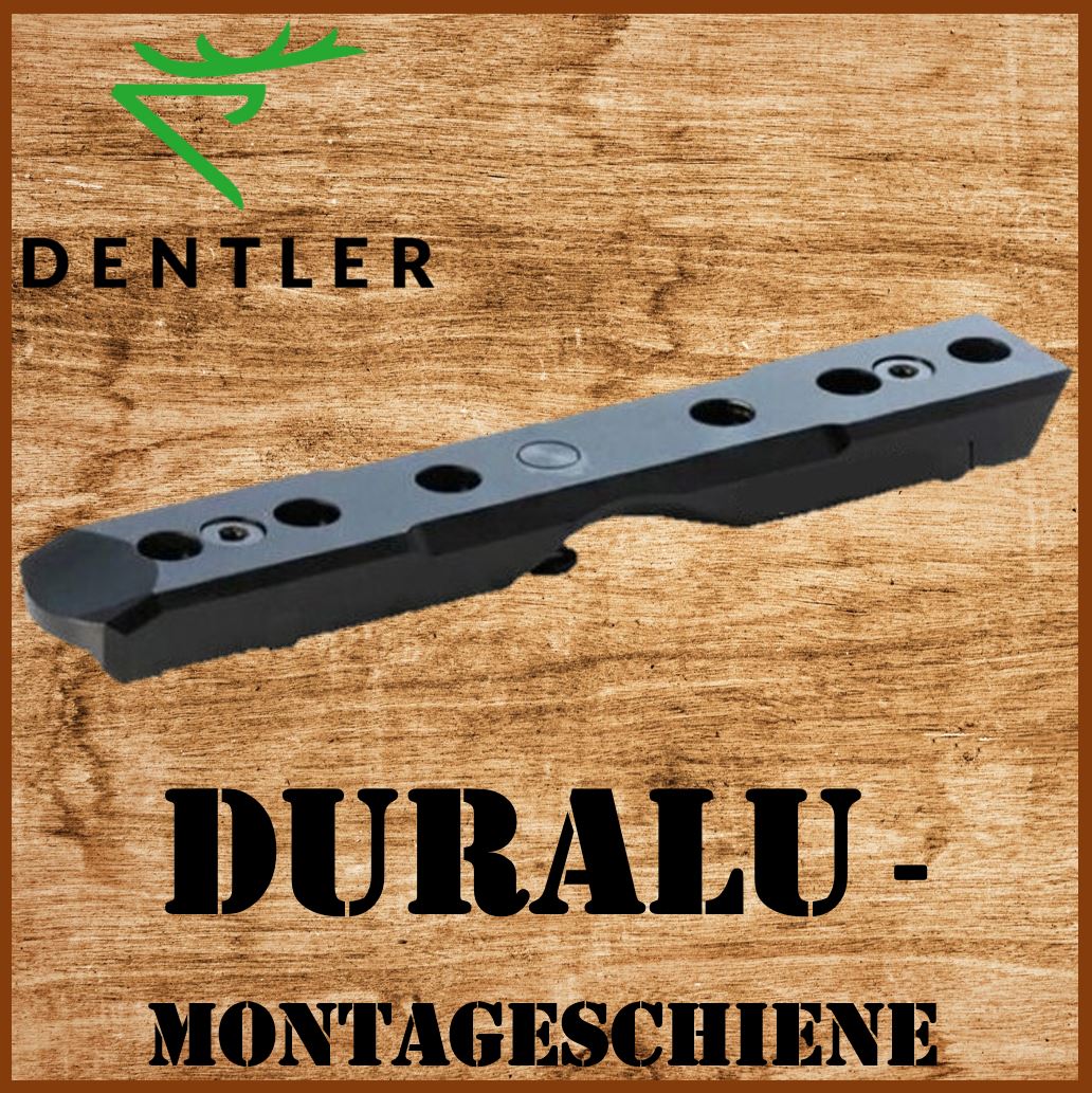 Dentler - Montageschiene BASIS - DURALU für Ringe (⌀30mm & ⌀34mm)