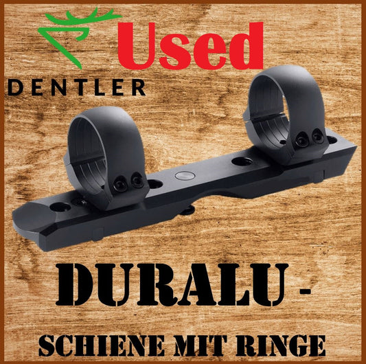 KAUM Gebraucht Dentler - Montageschienen SET DURALU mit Ringen ⌀30mm