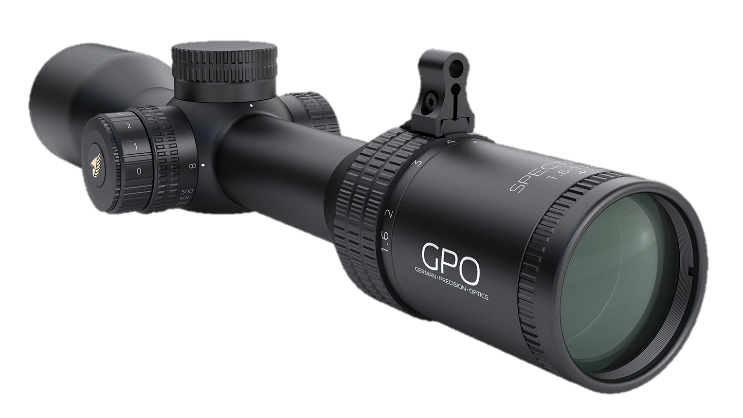 GPO - SPECTRA 8x 1,6-13x44i G4i Fiber + Ballistik Turm (GBT)