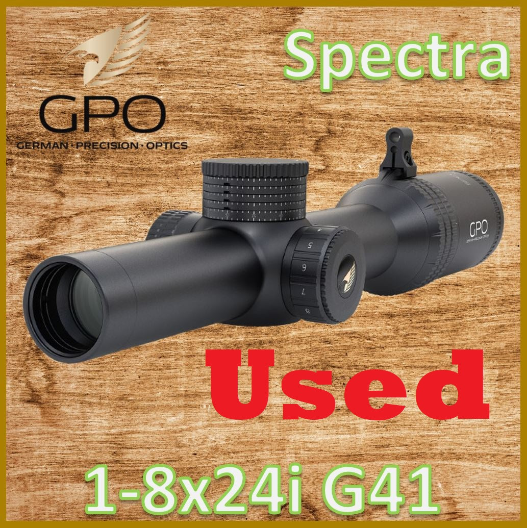 KAUM gebraucht - GPO - SPECTRA 8x 1-8x24i Abs.: G4i + Ballistikturm