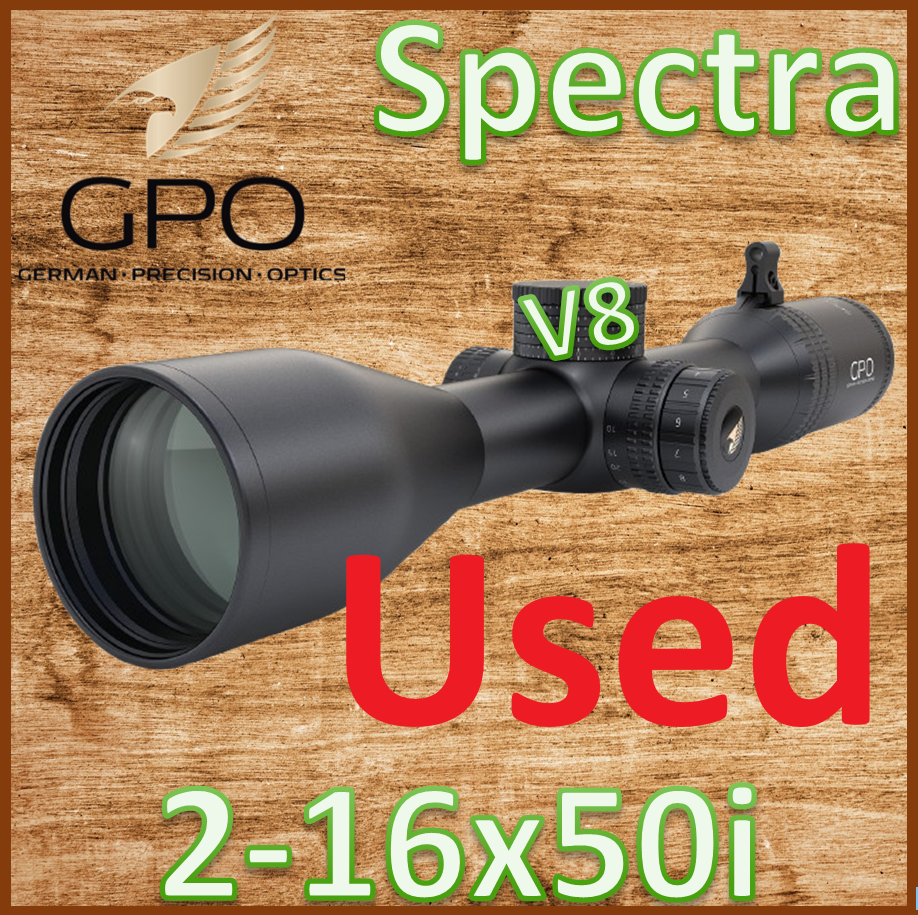 Kaum gebraucht - GPO - SPECTRA 8x 2-16x50i G4i Fiber
