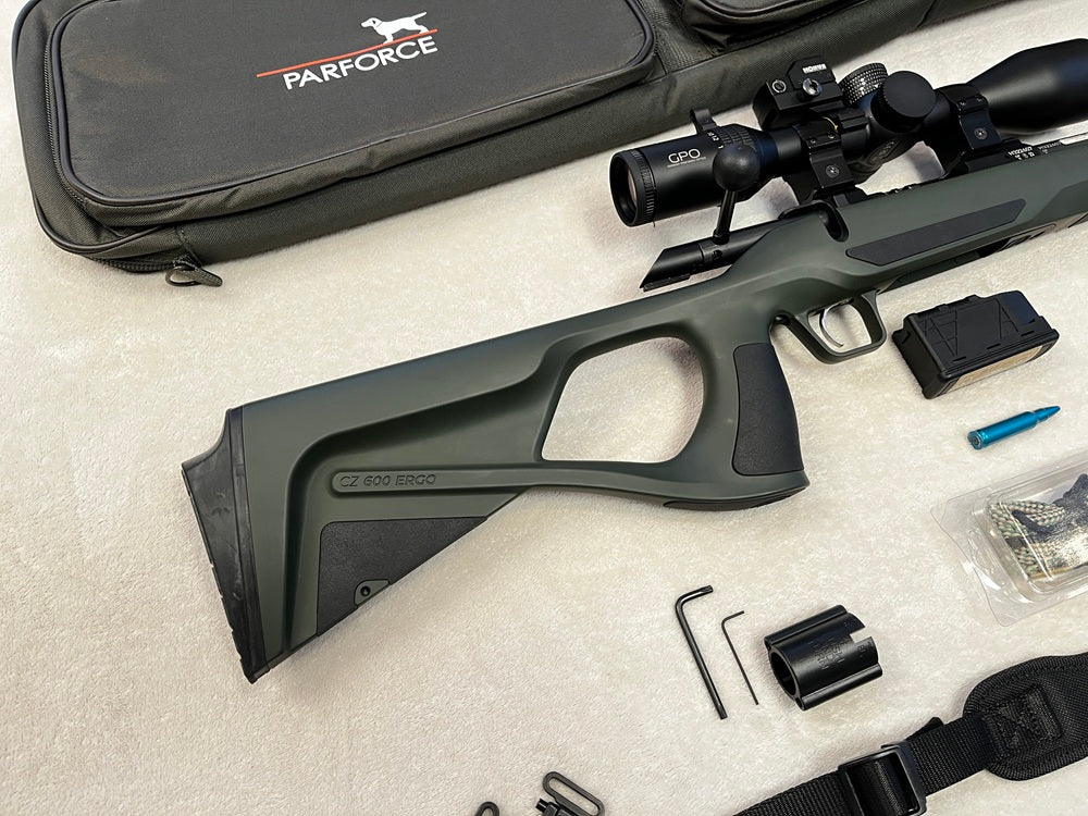 Waffenpaket CZ 600 ERGO mit viel Zubehör .308 Win. - SOFORT VERFÜGBAR